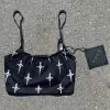 Lip Service Vintage Dagger Print Bra Top