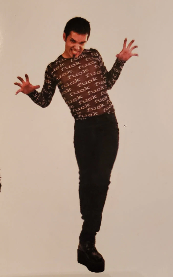 Lip Service FUCK Print Sheer Mesh Long Sleeve Top 8 Lip Service FUCK Print Sheer Mesh Long Sleeve Top