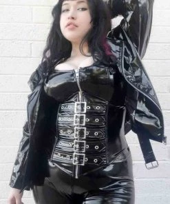 Lip Service NEW! Classic Vinyl Moto Jacket 20 Lip Service NEW! Classic Vinyl Moto Jacket