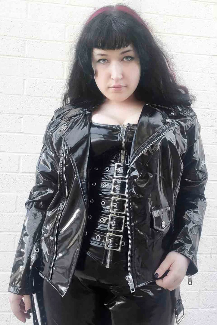 Lip Service NEW! Classic Vinyl Moto Jacket 11 Lip Service NEW! Classic Vinyl Moto Jacket