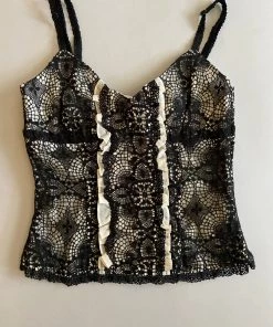 Lip Service Vintage Blacklist Crochet Lace Tank Top Archive