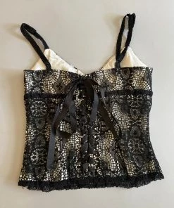 Lip Service Vintage Blacklist Crochet Lace Tank Top Archive