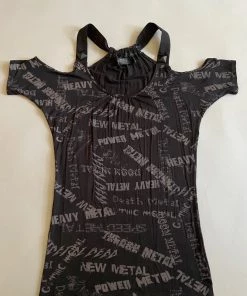 Lip Service Vintage METAL Print Tunic Top Archive