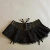 Vintage Lip Service Black Low Rider Garter Suspender Micro Mini Archive