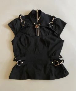 Lip Service Black Gansta Pranksta Bondage Top