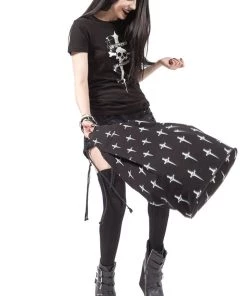 Lip Service Dagger Print Large Backpack Men