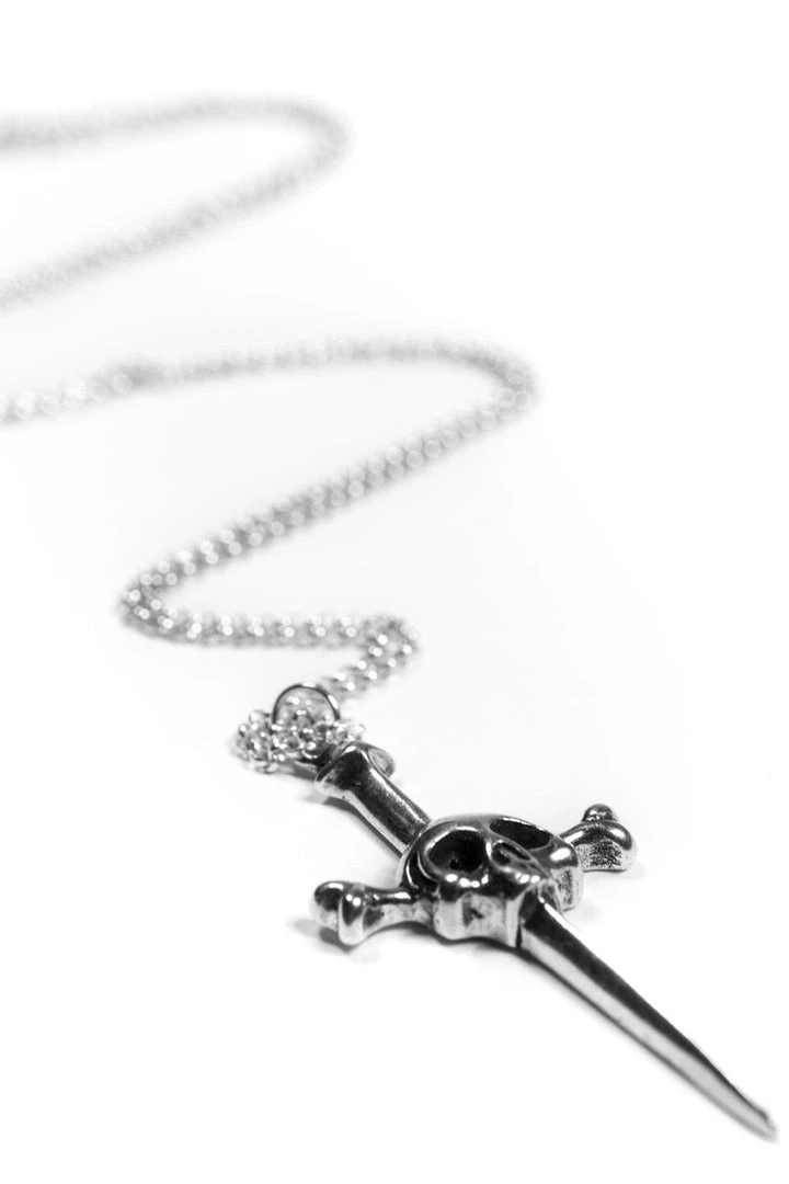 Lip Service Classic Dagger Pendant Necklace 4 Lip Service Classic Dagger Pendant Necklace