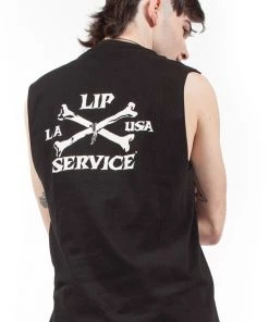 Lip Service Winged Skull T-shirt NEW!