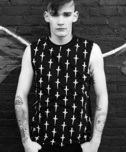 Lip Service Men Dagger Repeat Tee