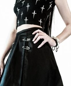 Lip Service Women Punk & Disorderly Skirt 8 Lip Service Women Punk & Disorderly Skirt