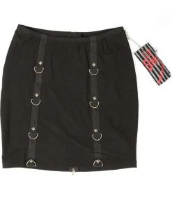 Lip Service Archive Vintage Batz & Bones Pencil Skirt