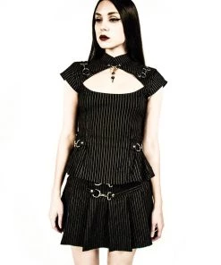 Lip Service Vintage Gangsta Pleated Mini Skirt