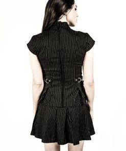 Lip Service Vintage Gangsta Pleated Mini Skirt