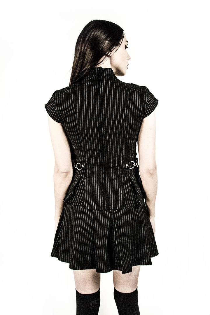 Lip Service Vintage Gangsta Pleated Mini Skirt 2 Lip Service Vintage Gangsta Pleated Mini Skirt