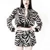 Lip Service Vintage Zebra Bomber Jacket Archive