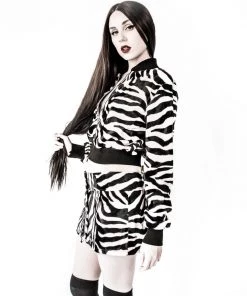 Lip Service Vintage Zebra Bomber Jacket Archive