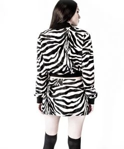 Lip Service Vintage Zebra Bomber Jacket Archive