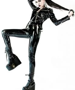 Lip Service NEW! Classic Vinyl Moto Jacket 13 Lip Service NEW! Classic Vinyl Moto Jacket