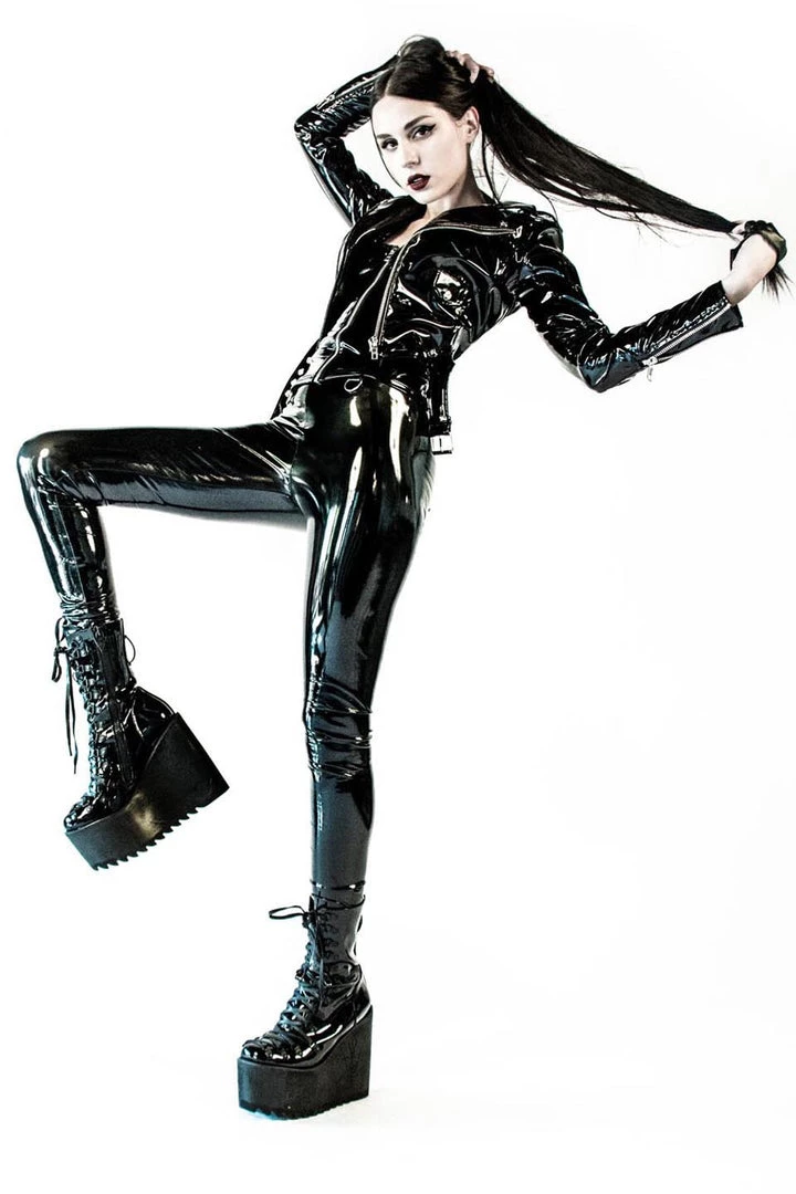 Lip Service NEW! Classic Vinyl Moto Jacket 3 Lip Service NEW! Classic Vinyl Moto Jacket