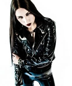 Lip Service NEW! Classic Vinyl Moto Jacket 15 Lip Service NEW! Classic Vinyl Moto Jacket