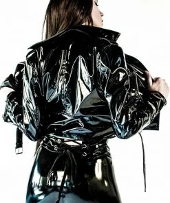 Lip Service NEW! Classic Vinyl Moto Jacket 16 Lip Service NEW! Classic Vinyl Moto Jacket