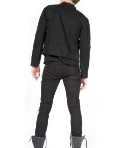 Lip Service Black Snap Men's Biker Jacket