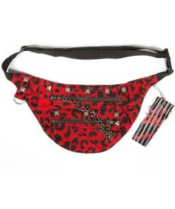Lip Service Vintage Batz & Bones Leopard Fanny Pack Archive