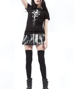 Lip Service Porn Splatter Mini Skirt