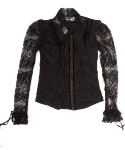 Lip Service Archive Vintage Web Of Lies Mesh Top