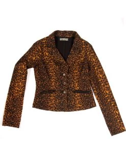 Lip Service Vintage Leopard Me Blazer