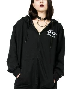 Lip Service Dagger Zip Hoodie NEW! 7 Lip Service Dagger Zip Hoodie NEW!