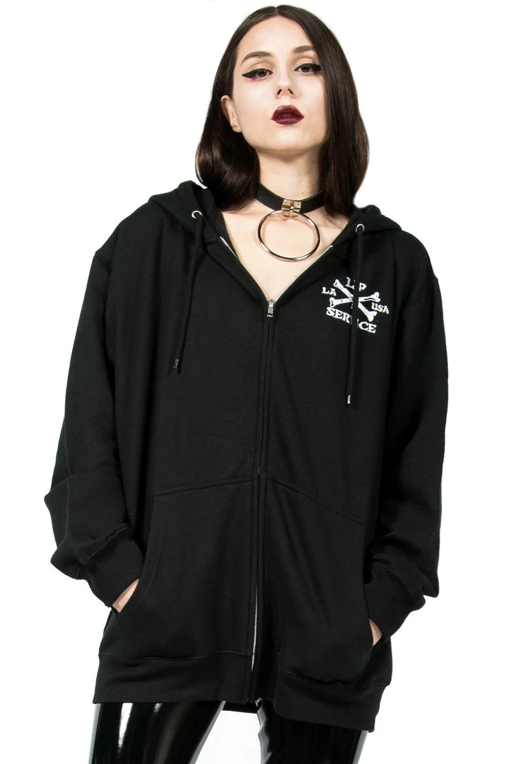 Lip Service Dagger Zip Hoodie NEW! 4 Lip Service Dagger Zip Hoodie NEW!