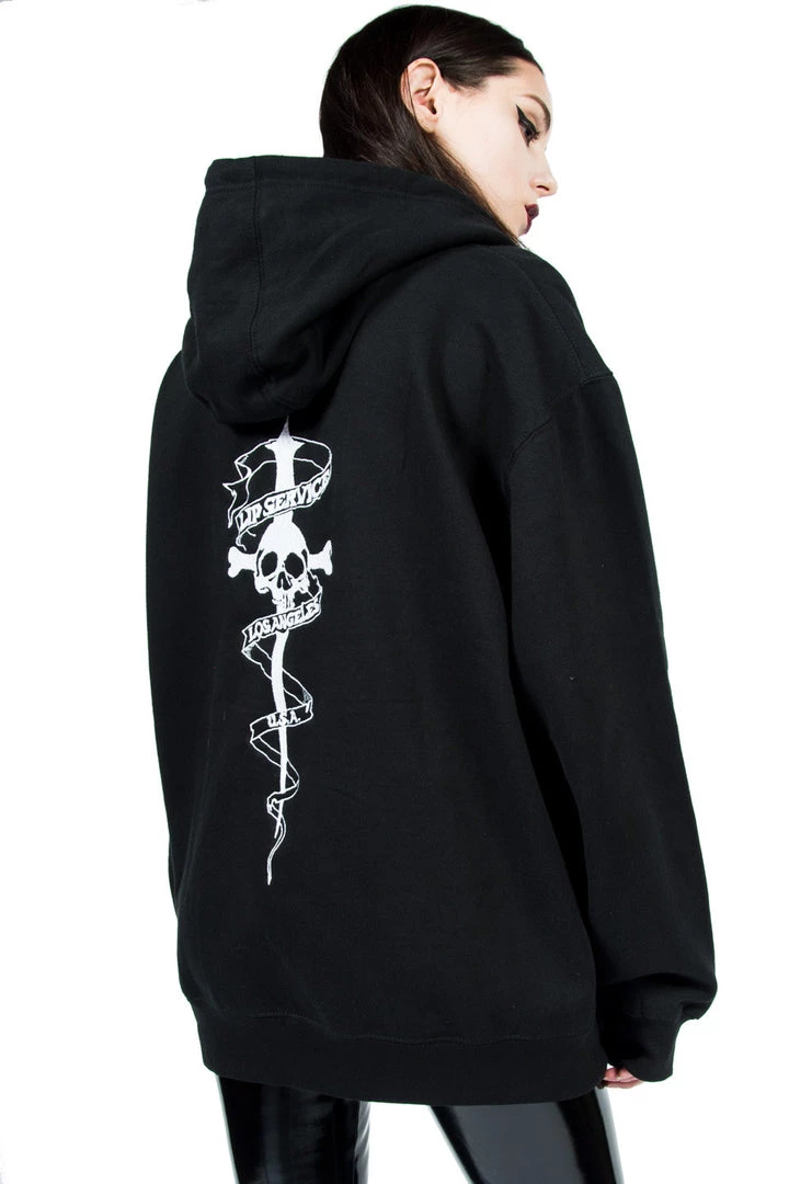 Lip Service Dagger Zip Hoodie NEW! 1 Lip Service Dagger Zip Hoodie NEW!