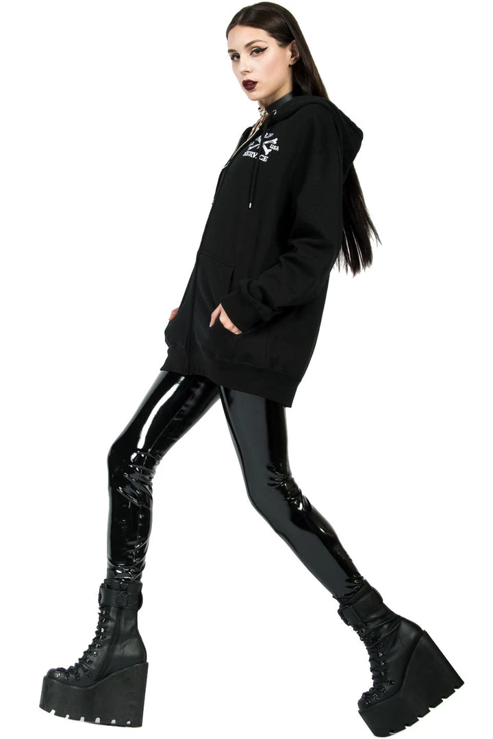 Lip Service Dagger Zip Hoodie NEW! 3 Lip Service Dagger Zip Hoodie NEW!