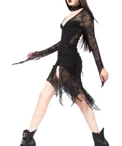 Lip Service Archive Vintage Web Of Lies Mesh Top