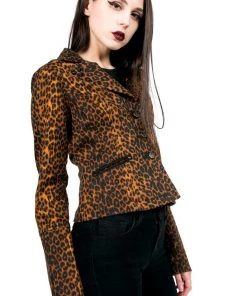 Lip Service Vintage Leopard Me Blazer