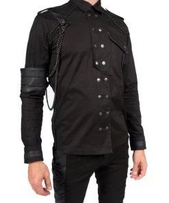 Lip Service Vintage Dead Nation Military Shirt Archive