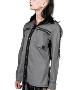 Lip Service Vintage Suspect Device Military Shirt Archive