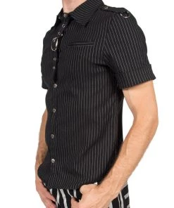 Lip Service Vintage Gangster Prankster Pinstriped Shirt Archive 6 Lip Service Vintage Gangster Prankster Pinstriped Shirt Archive