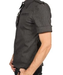 Lip Service Archive Vintage Gangster Prankster Pinstriped Shirt 7 Lip Service Archive Vintage Gangster Prankster Pinstriped Shirt