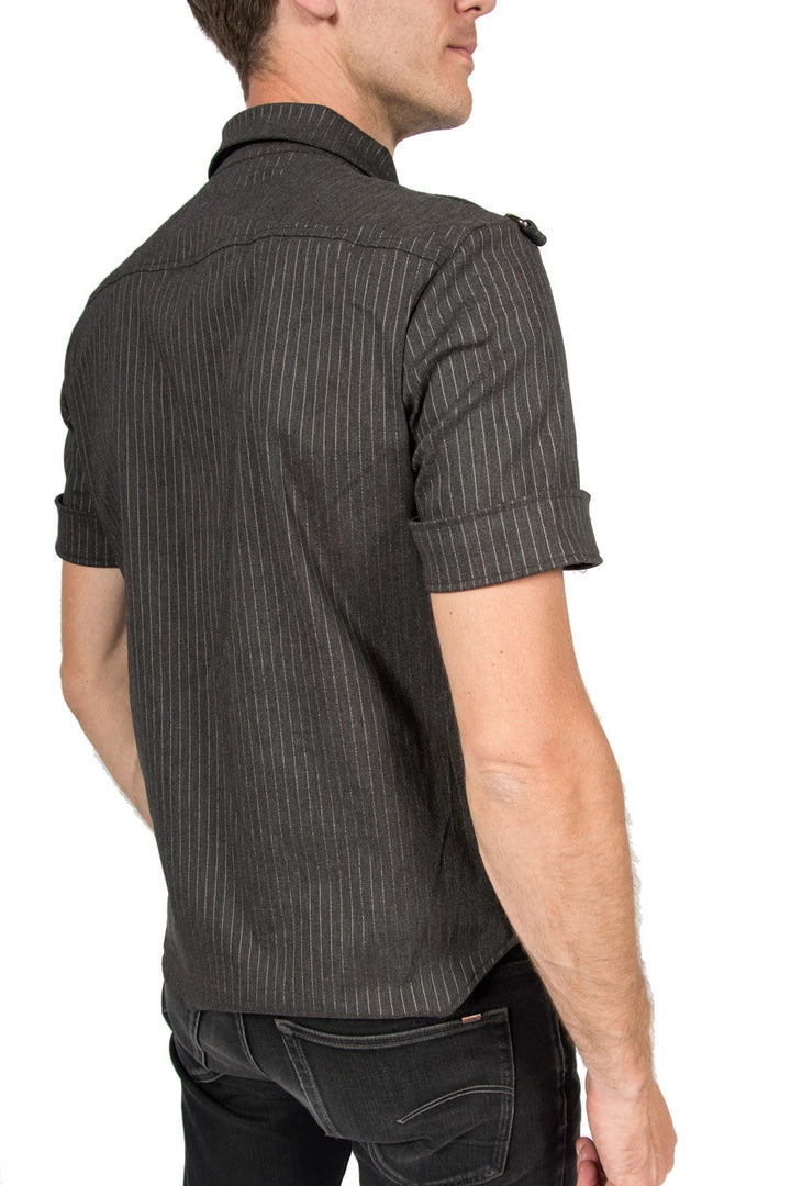 Lip Service Archive Vintage Gangster Prankster Pinstriped Shirt 2 Lip Service Archive Vintage Gangster Prankster Pinstriped Shirt