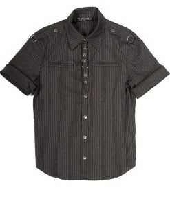 Lip Service Archive Vintage Gangster Prankster Pinstriped Shirt 9 Lip Service Archive Vintage Gangster Prankster Pinstriped Shirt