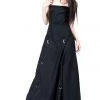 Lip Service Vintage Long Black Goth Gown Archive