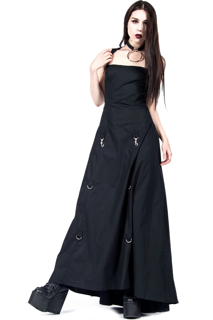 Lip Service Vintage Long Black Goth Gown Archive 1 Lip Service Vintage Long Black Goth Gown Archive