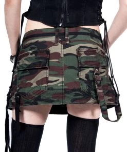 Lip Service Archive Vintage Camo Print Mini Skirt 8 Lip Service Archive Vintage Camo Print Mini Skirt