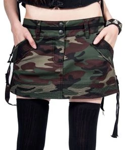Lip Service Archive Vintage Camo Print Mini Skirt 9 Lip Service Archive Vintage Camo Print Mini Skirt