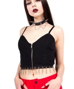 Lip Service Archive Vintage Chain Crop Top 8 Lip Service Archive Vintage Chain Crop Top