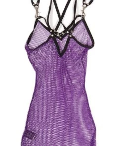 Lip Service Vintage Purple Fishnet Tank Top 11 Lip Service Vintage Purple Fishnet Tank Top
