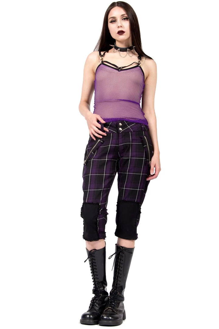 Lip Service Vintage Purple Fishnet Tank Top 4 Lip Service Vintage Purple Fishnet Tank Top