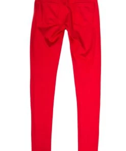 Lip Service Straight From The Heart Red Glam Spandex Jean Archive